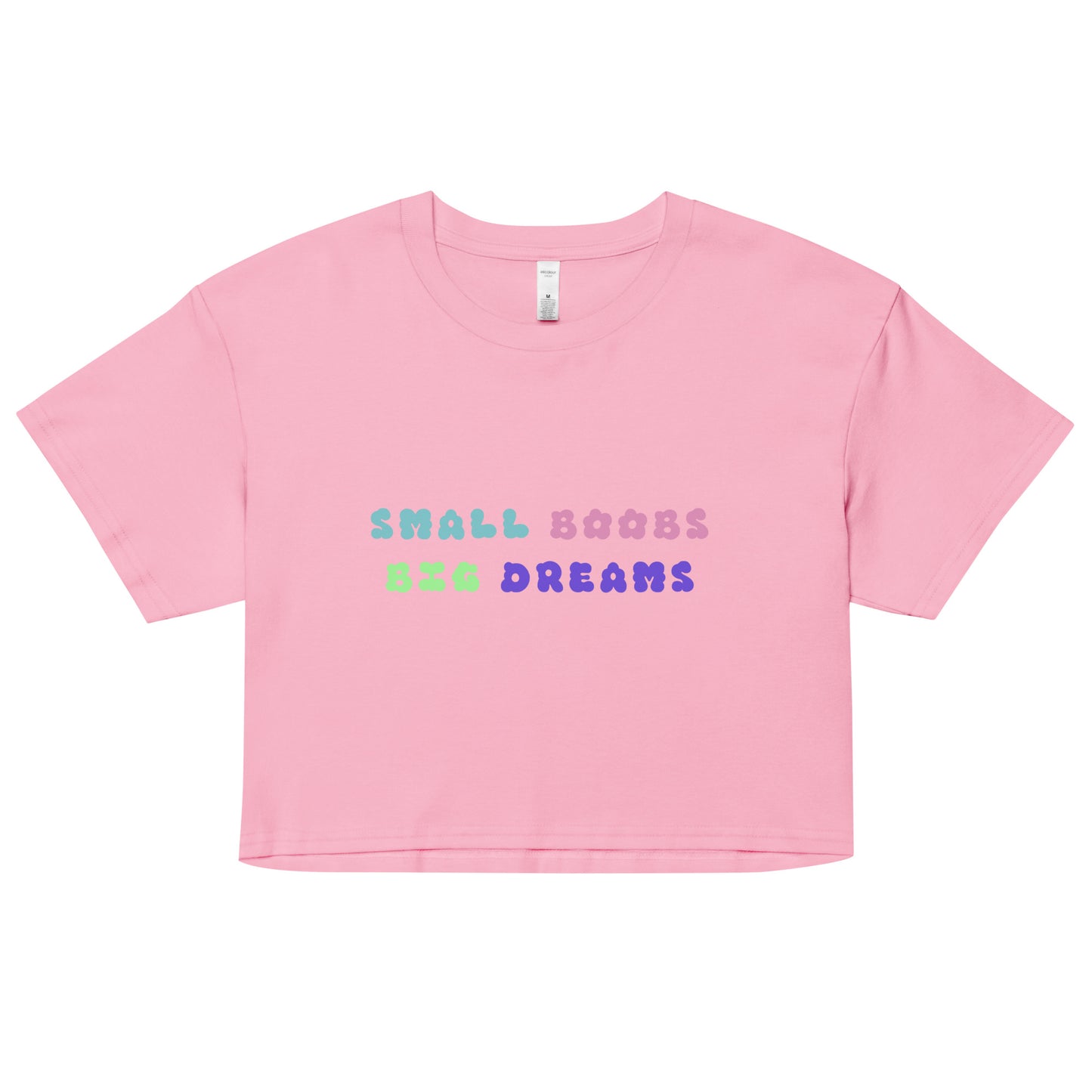 Small Boobs Big Dreams Women’s Crop Top