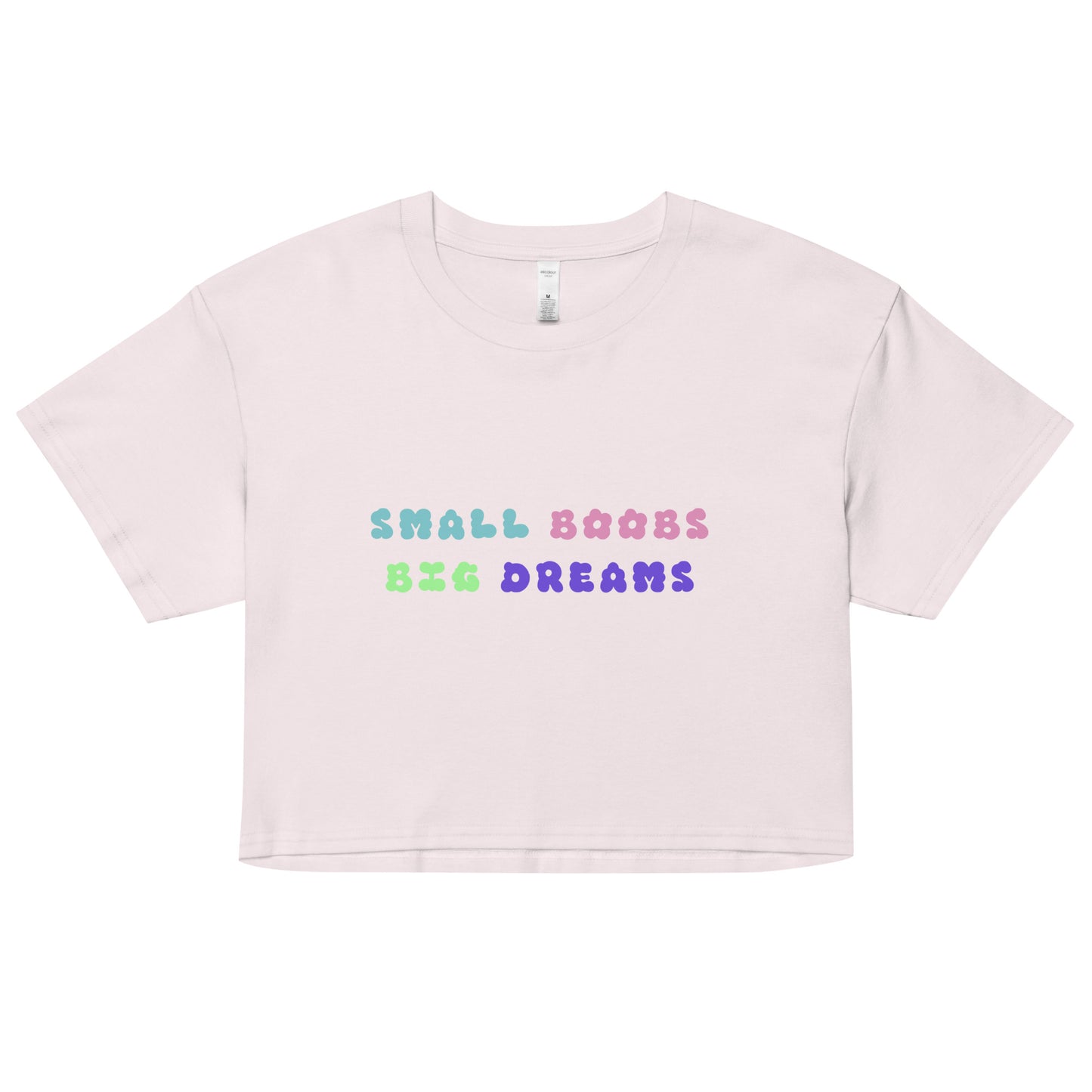 Small Boobs Big Dreams Women’s Crop Top